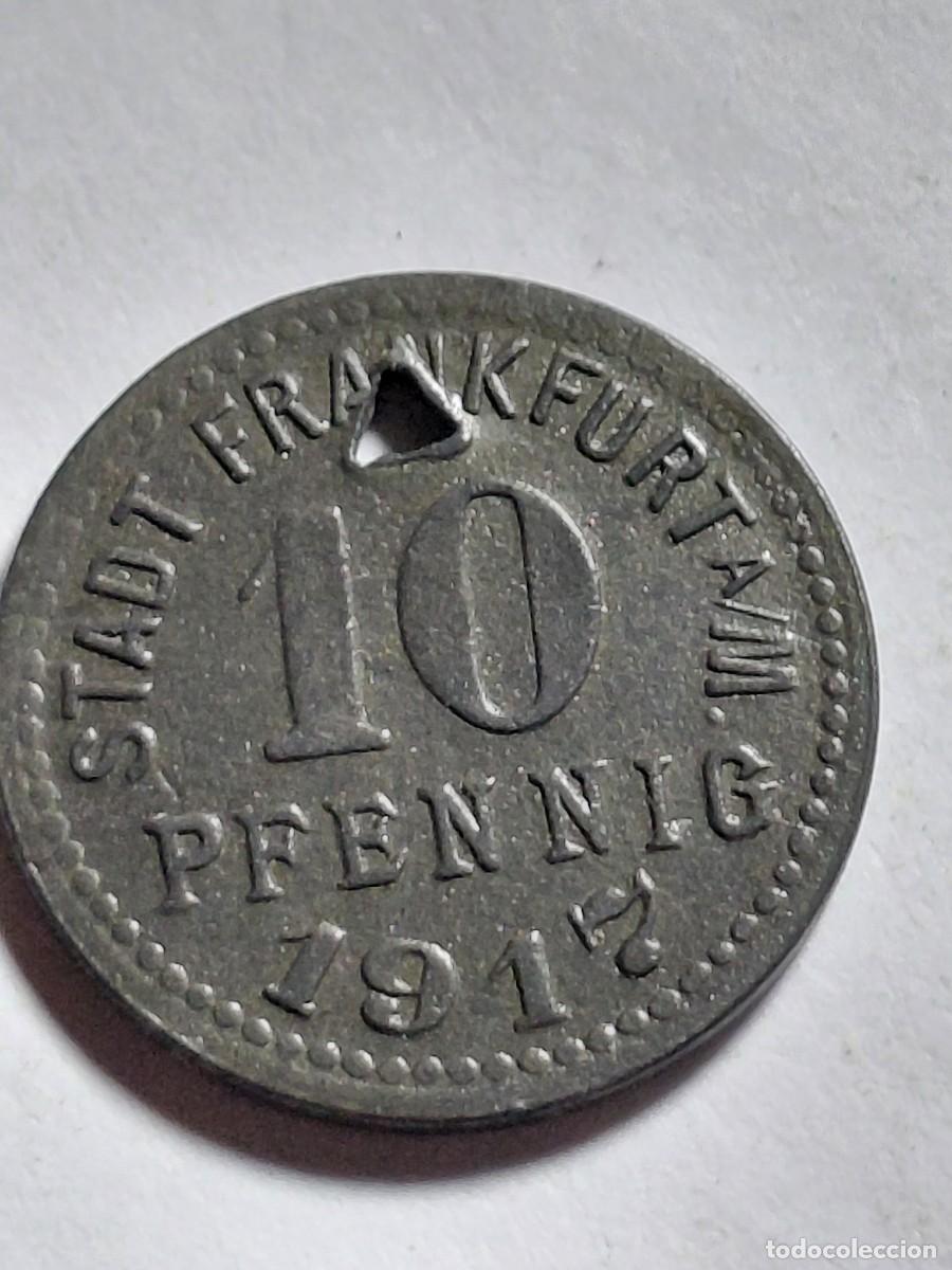 Monedas antiguas de Europa: ALEMANIA NOTGEL - FRANKFURT AM MAIN 10 PFENNIG 1917