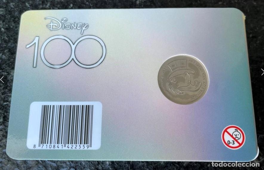Monedas antiguas de Europa: Donald Duck Lucky Dime coincard 2023 100 a&ntilde;os Disney Lote 1532