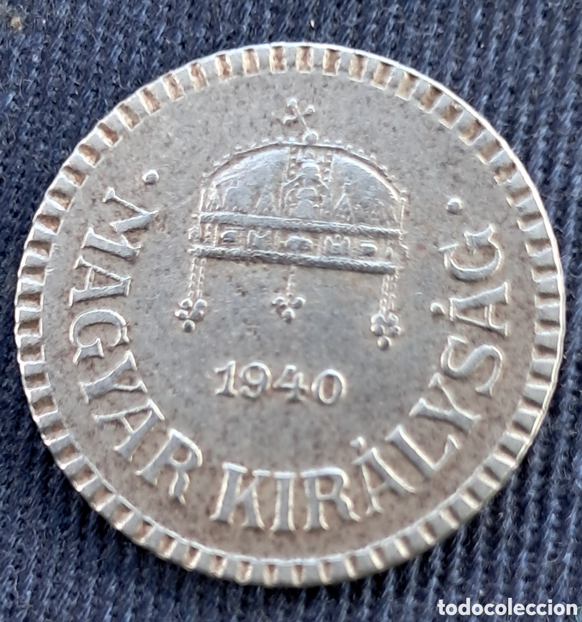Monedas antiguas de Europa: Moneda 2 filler 1940 Hungr&iacute;a