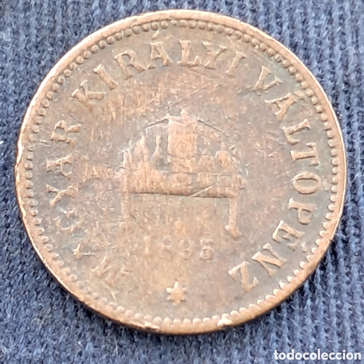 Monedas antiguas de Europa: Moneda 2 filler 1895 Hungr&iacute;a