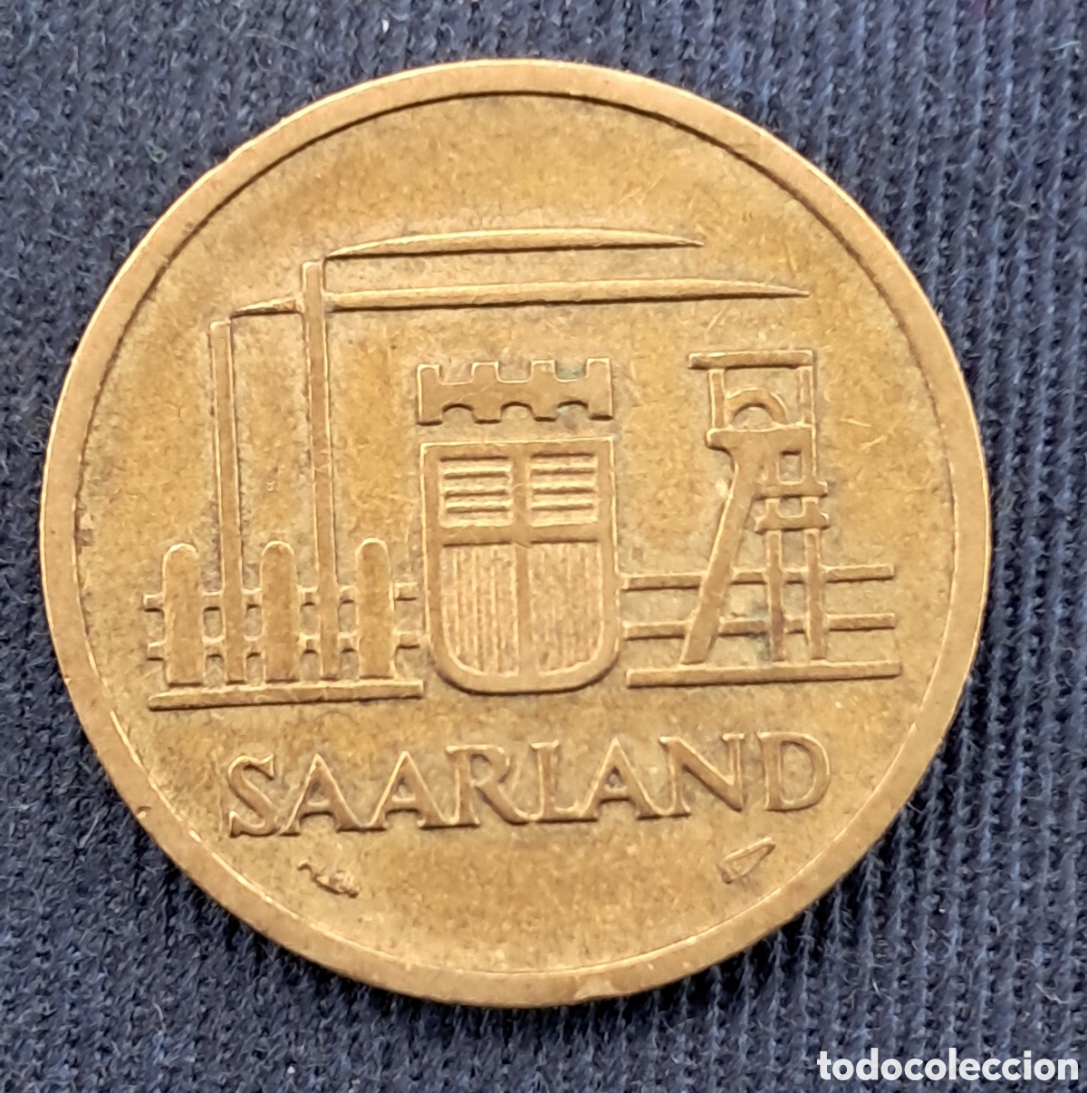 Monedas antiguas de Europa: Moneda 20 francos sarre 1954