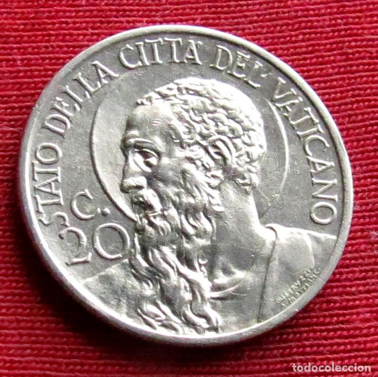 Monedas antiguas de Europa: Vaticano 20 centesimi 1939 vatican #2