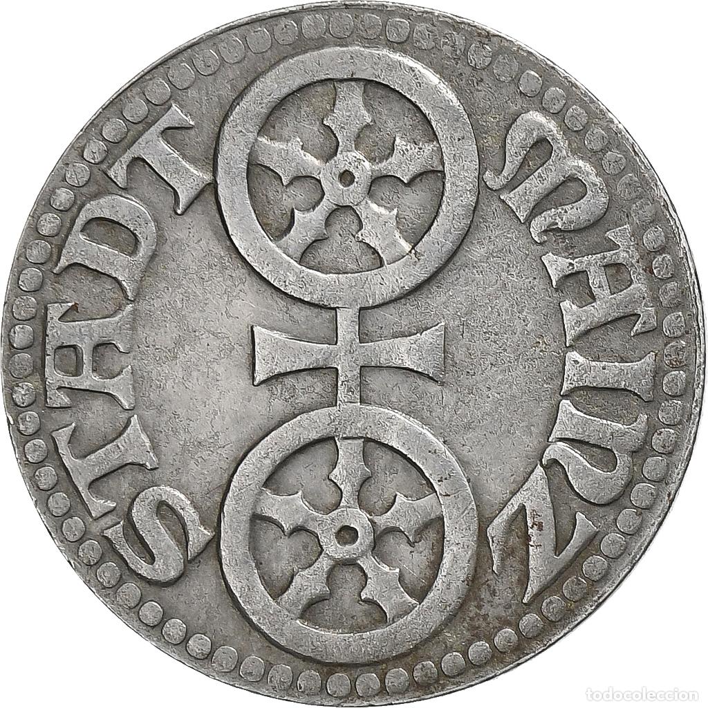 Monedas antiguas de Europa: [#1511312] Alemania, Stadt Mainz, 10 Pfennig, 1918, MBC+, Hierro