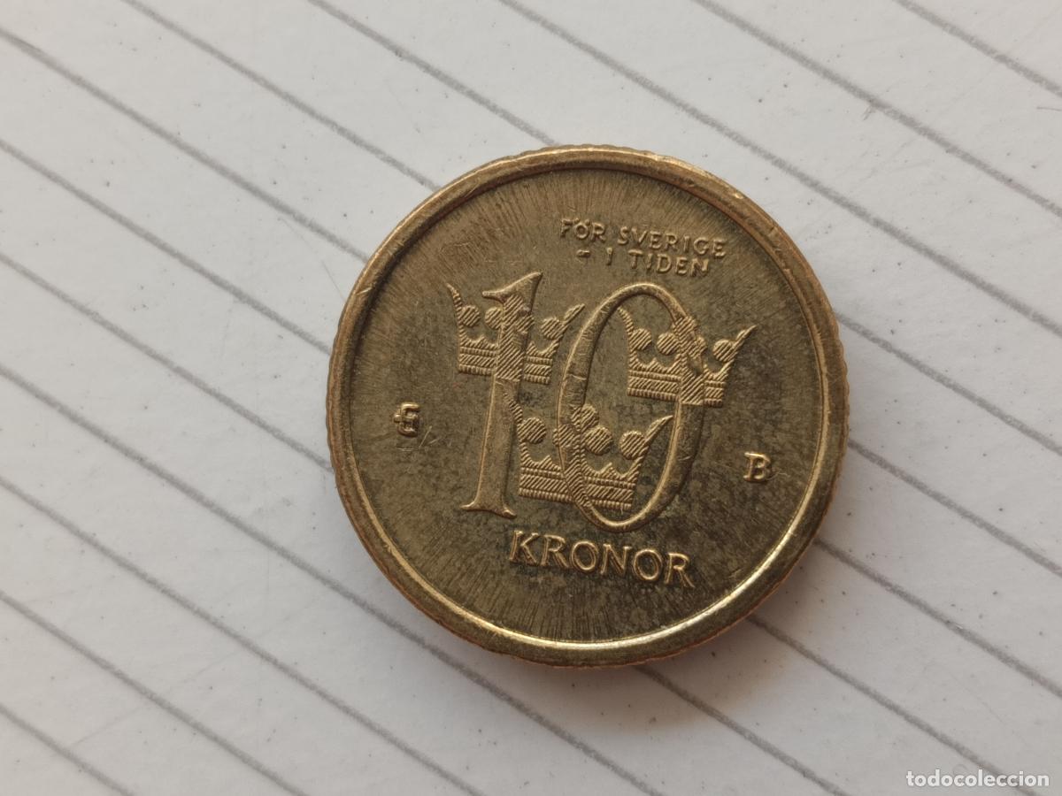 Monedas antiguas de Europa: Noruega. 10 kronor de 2002