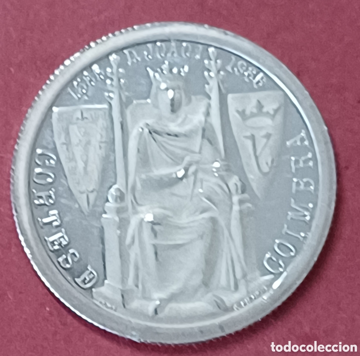 Monedas antiguas de Europa: Portugal 25 escudos plata 1985