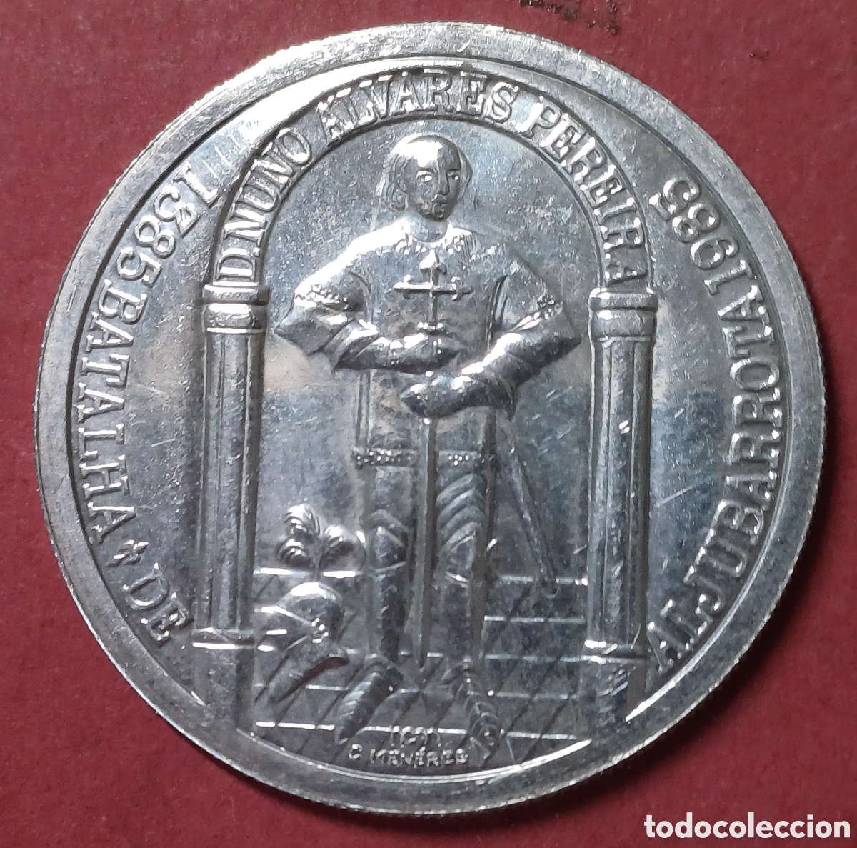 Monedas antiguas de Europa: Portugal 100 escudos plata 1985