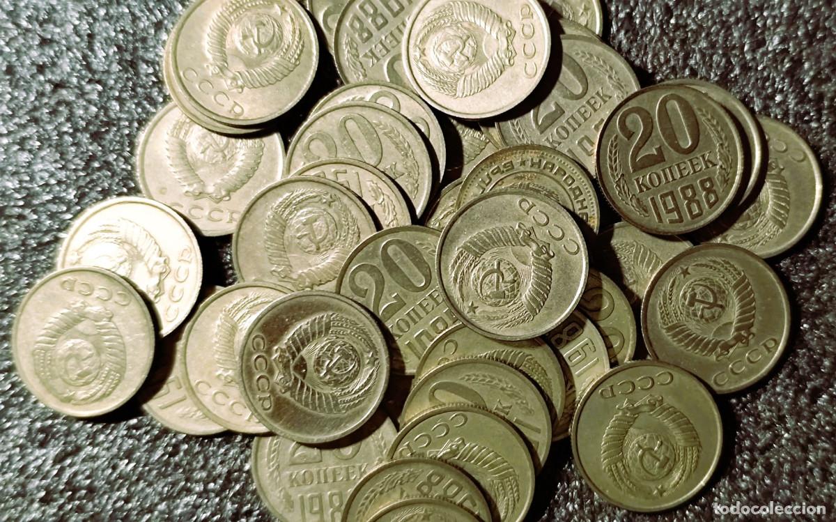 Old Coins of Europe: Rusia, Uni&oacute;n Sovi&eacute;tica (CCCP) 1 X 20 kopek Lote 1938