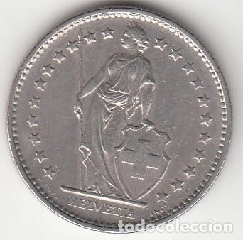 Monedas antiguas de Europa: SUIZA - 2 FRANCOS SUIZOS DE 1970