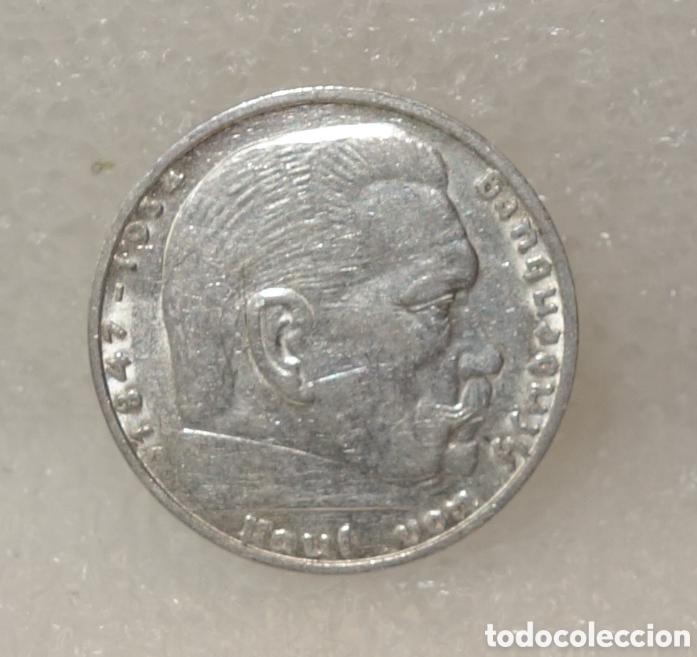 Monedas antiguas de Europa: 2 Deutsches Marks 1934 Plata .625