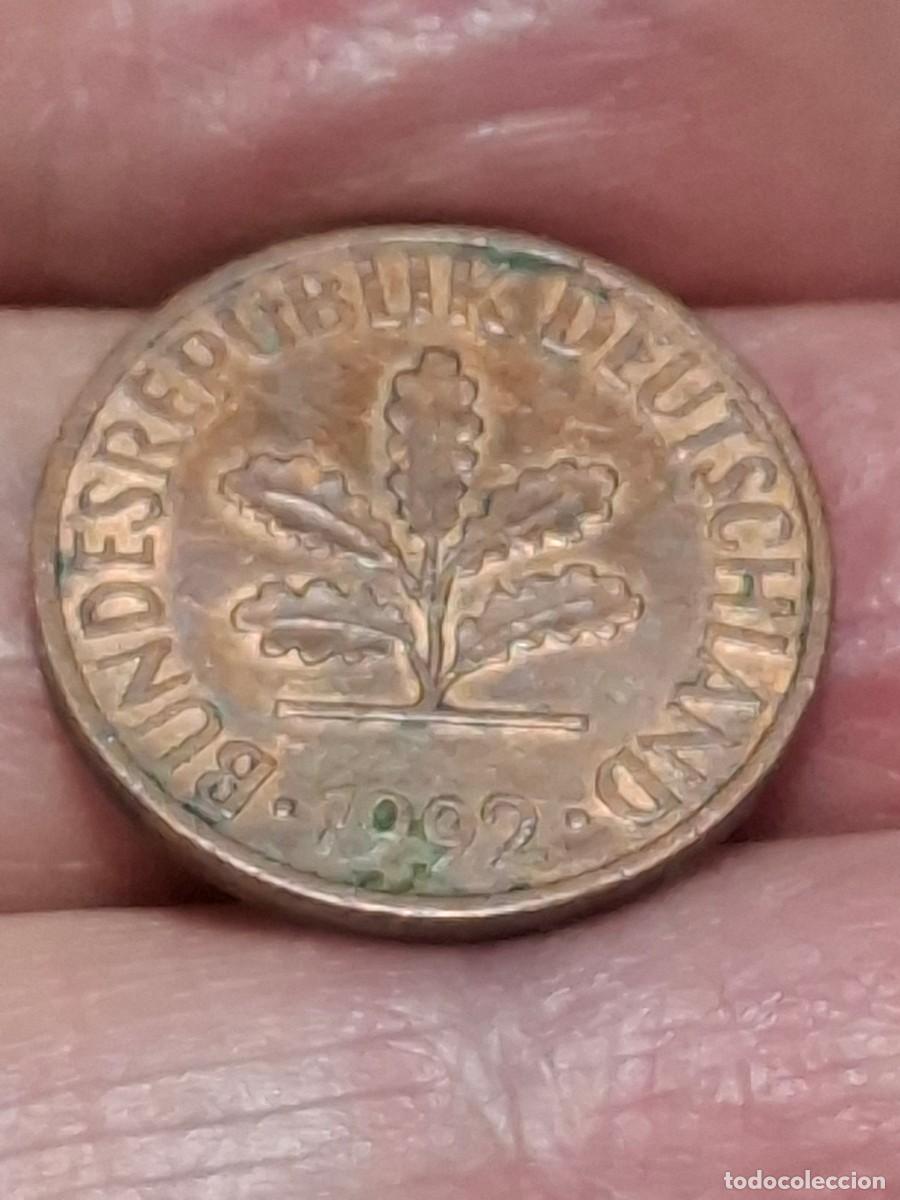 Old Coins of Europe: MONEDA DE ALEMANIA DE 2 PFENNING DE 1992 (G)
