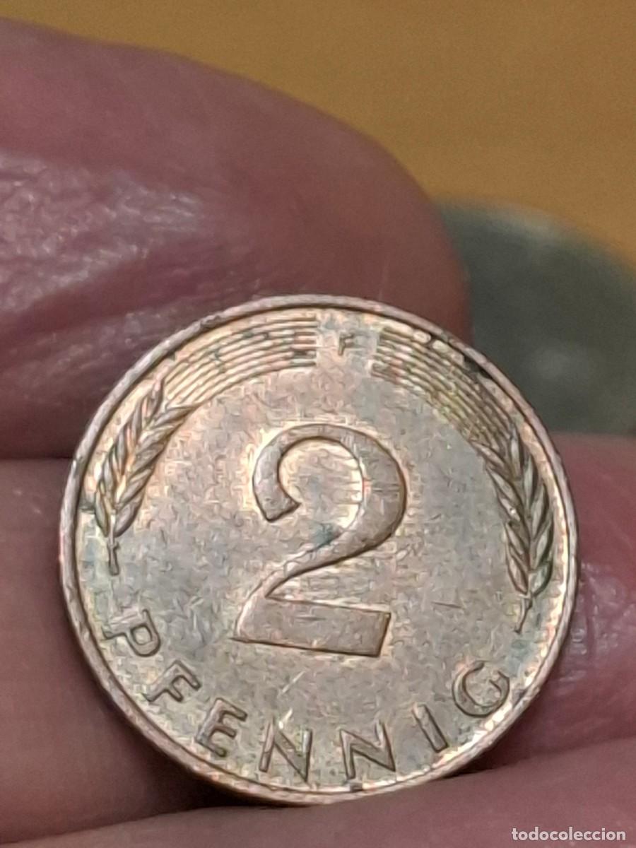 Old Coins of Europe: MONEDA DE ALEMANIA DE 2 PFENNING DE 1984 (F)