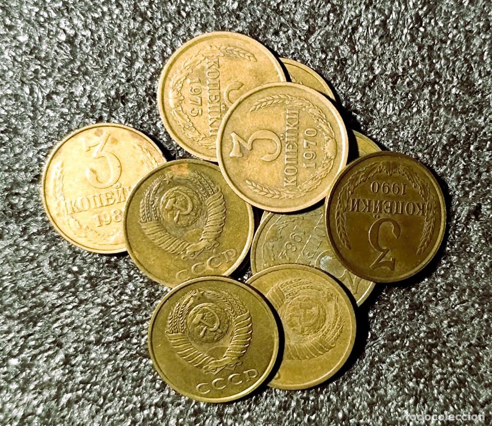 Moedas antigas da Europa: Rusia, Uni&oacute;n Sovi&eacute;tica (CCCP) 1 X 3 kopek Lote 1959