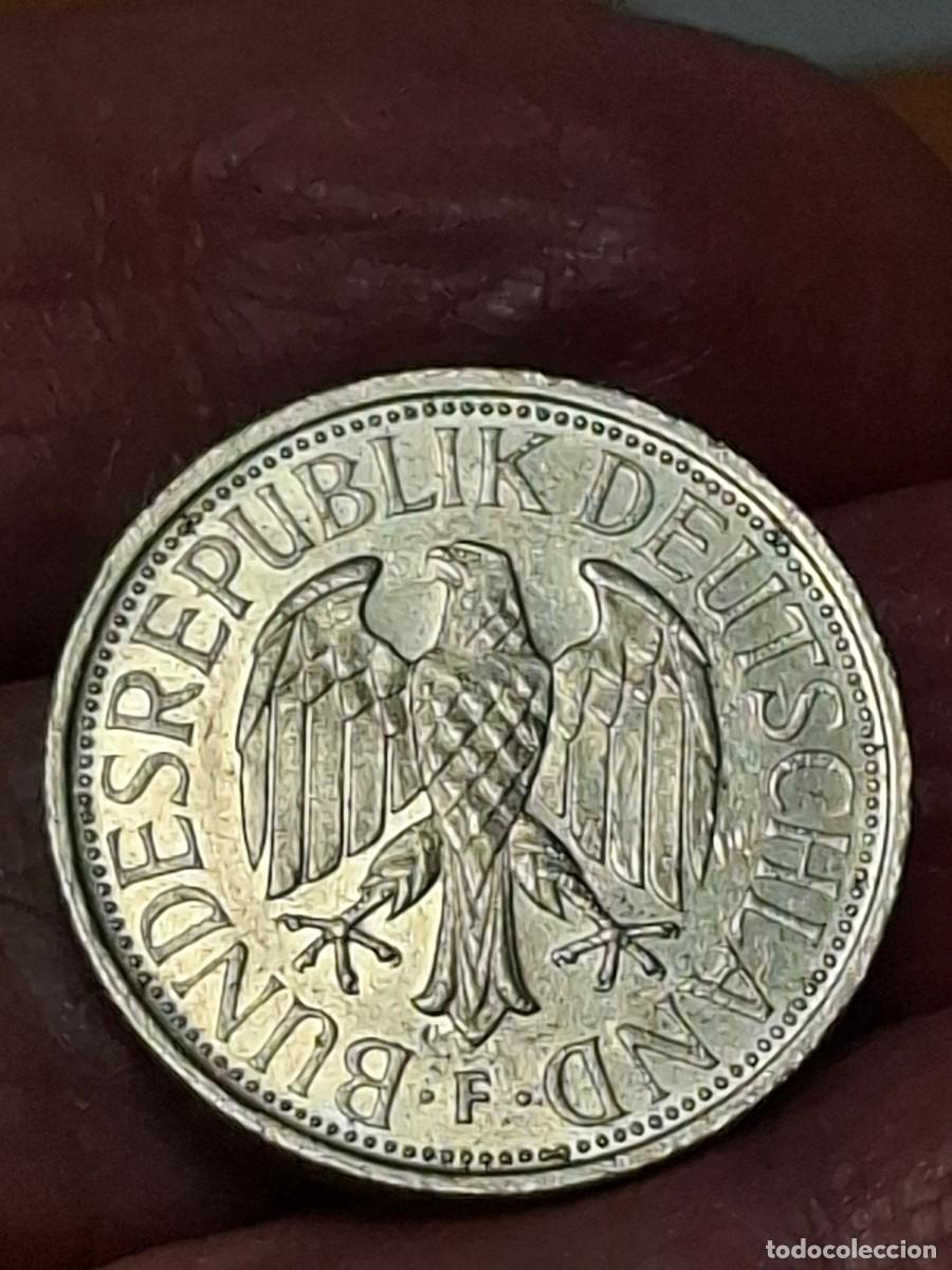 Moedas antigas da Europa: MONEDA DE ALEMANIA DE 1 MARCO DE 1990 (F)