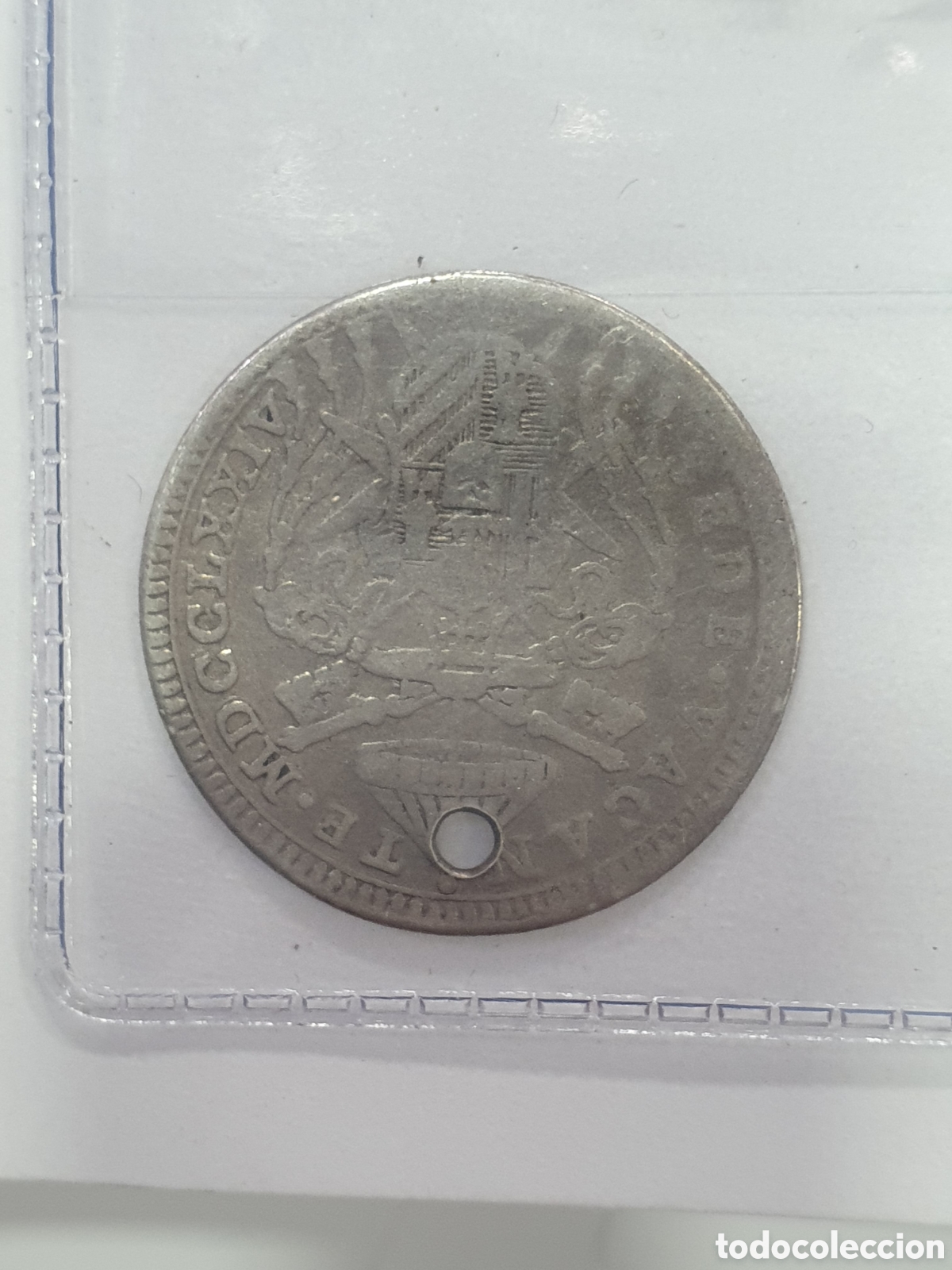 Moedas antigas da Europa: Estados Pontificios. 1774. Plata. (L127)