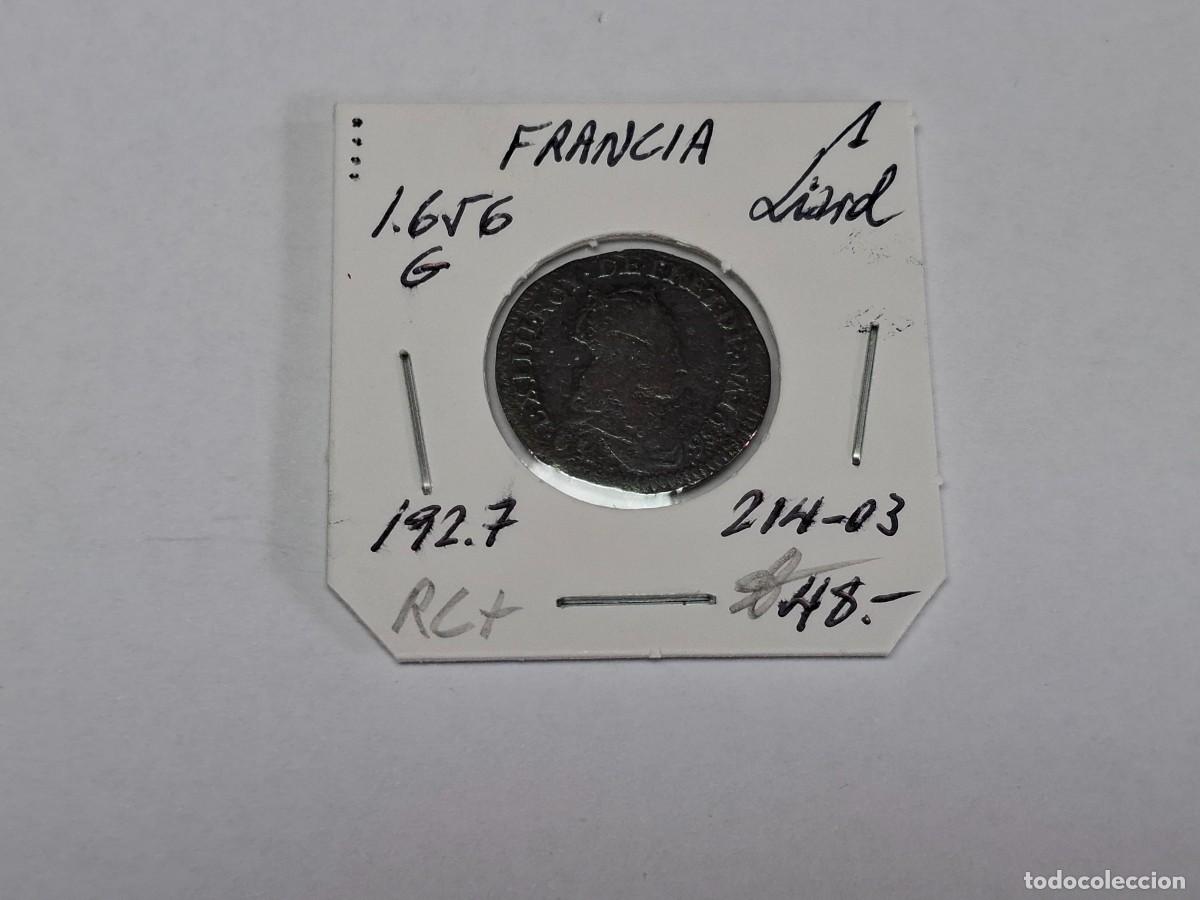 Monedas antiguas de Europa: 1 LIARD de 1656 G KM 192.7 FRANCIA en RC+