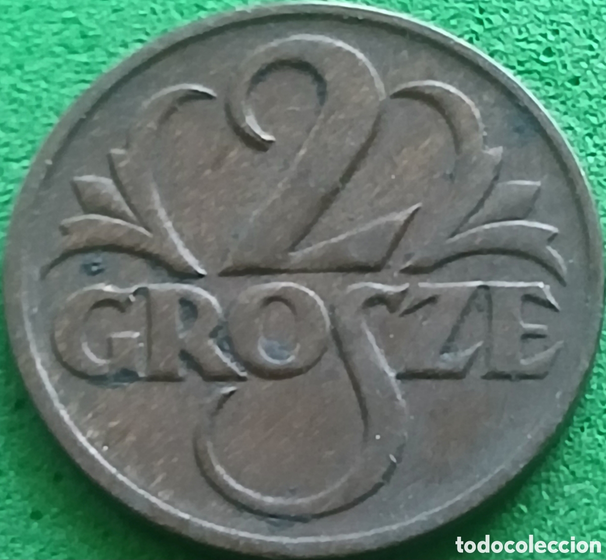 Monedas antiguas de Europa: Polonia 2 grosze 1927 Y#9a
