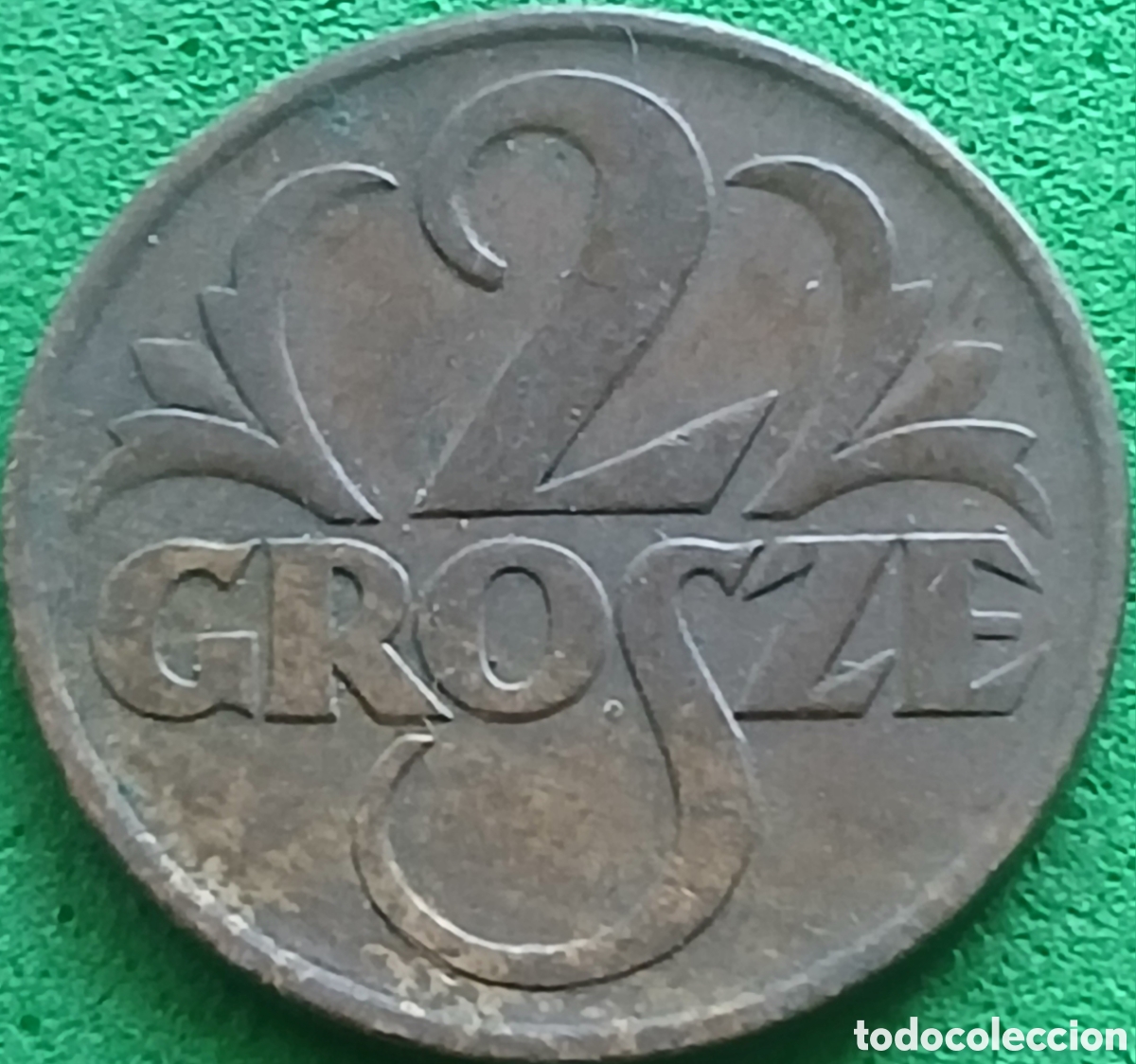 Monedas antiguas de Europa: Polonia 2 grosze 1938 Y#9a