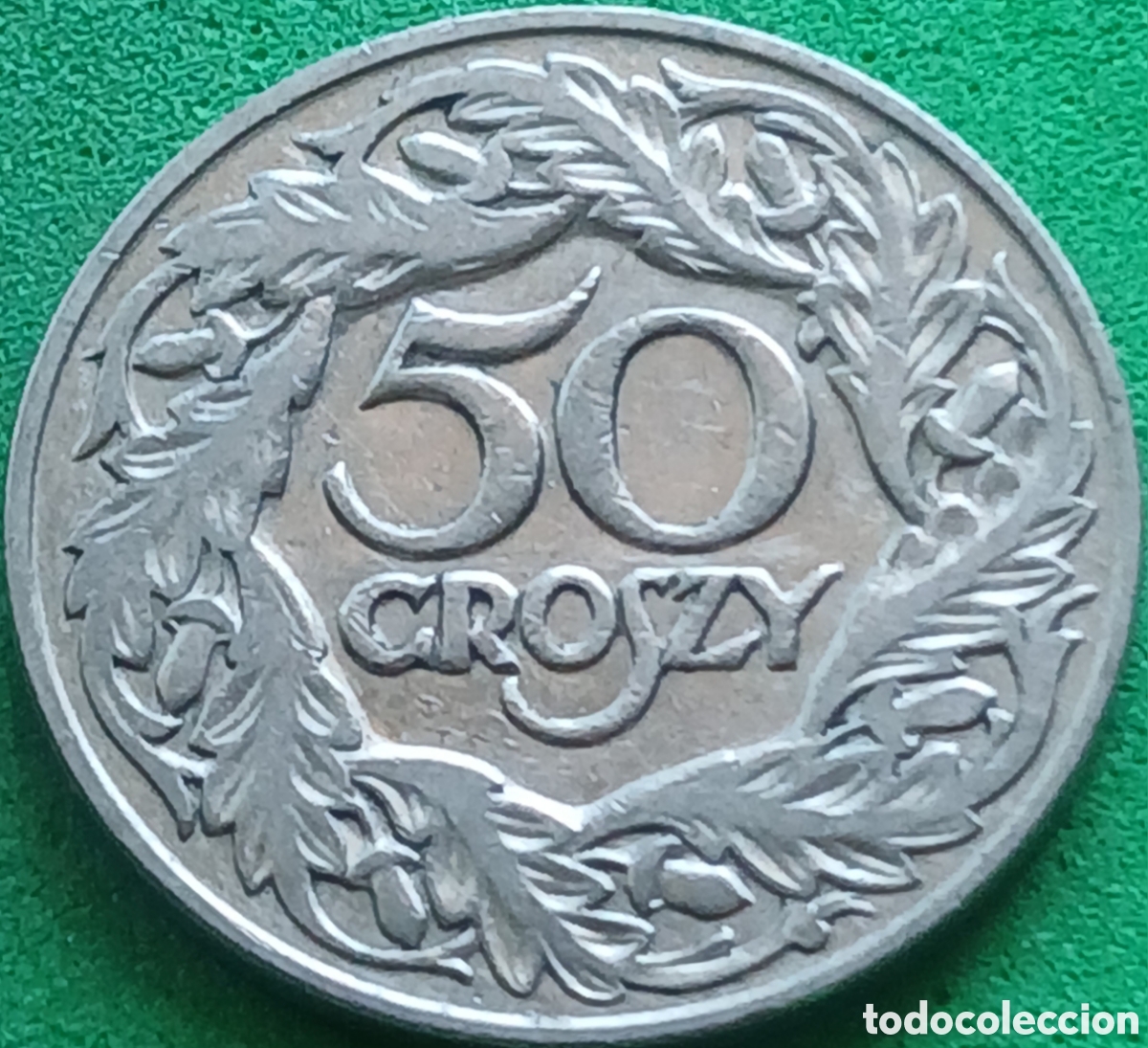 Monedas antiguas de Europa: Polonia 50 groszy 1923 Y#13