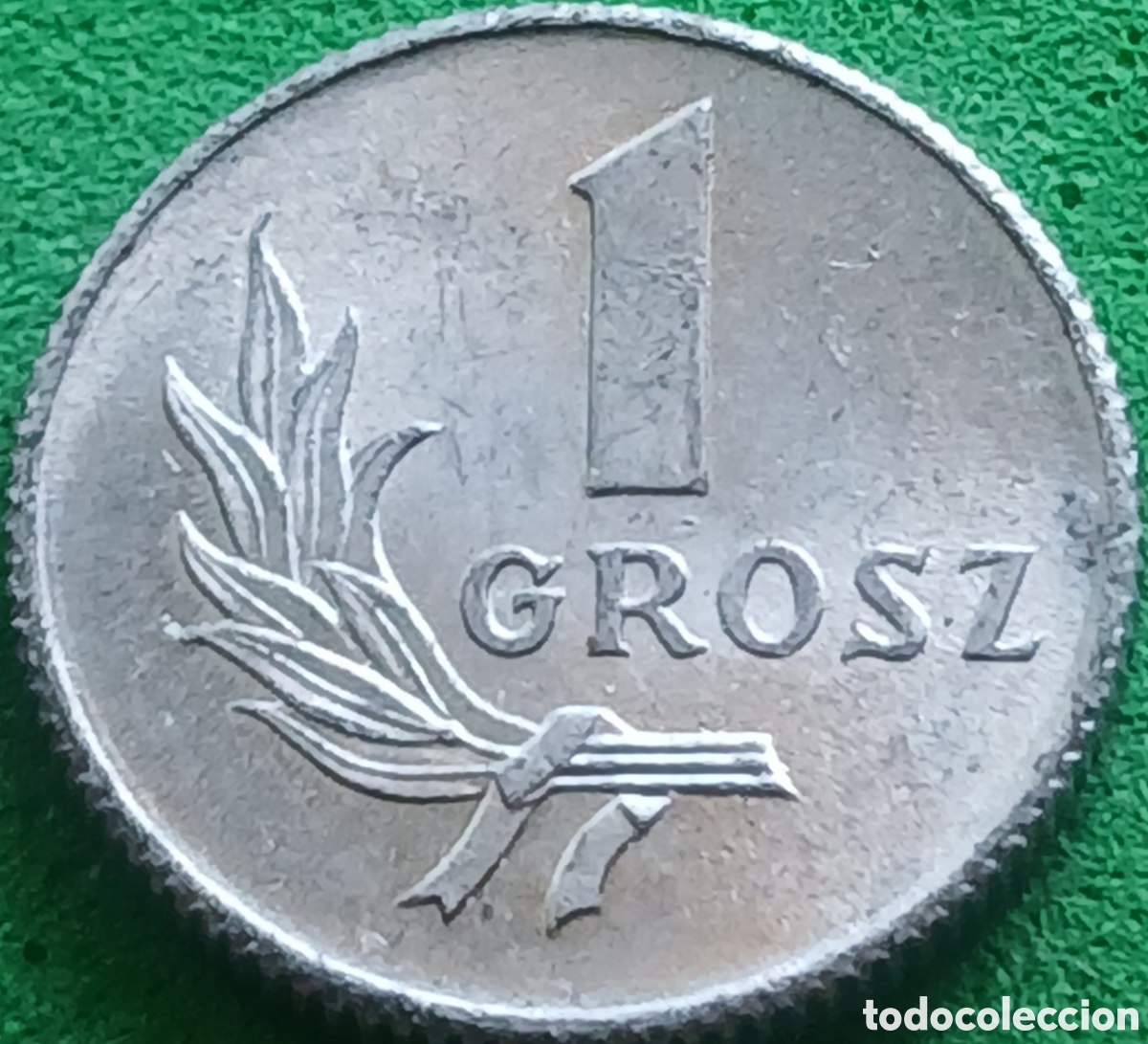 Monedas antiguas de Europa: Polonia 1 grosz 1949 Y#39
