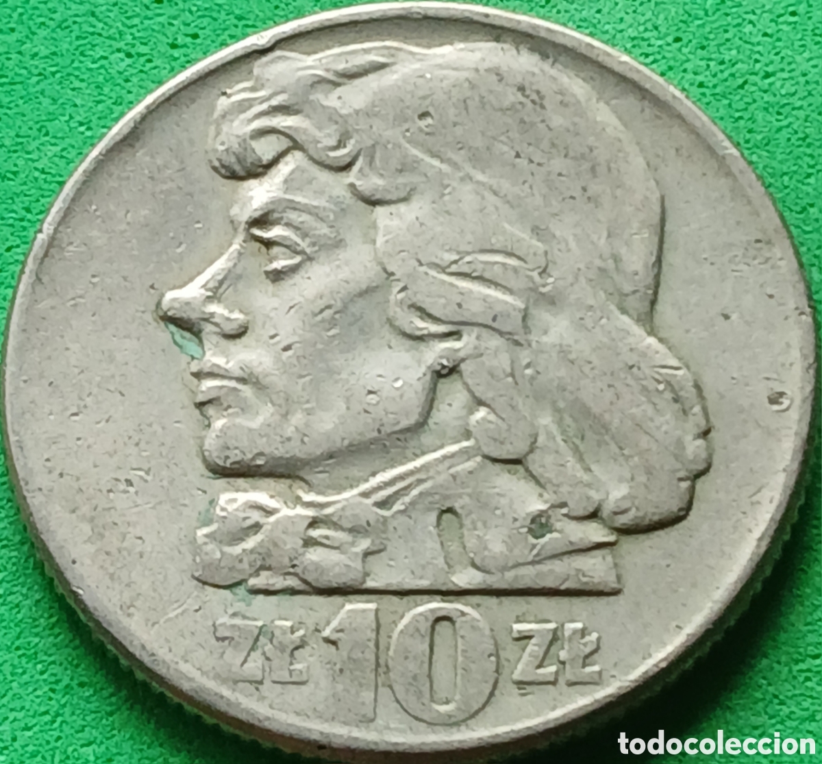 Monedas antiguas de Europa: Polonia 10 zlotych 1960 Y#50