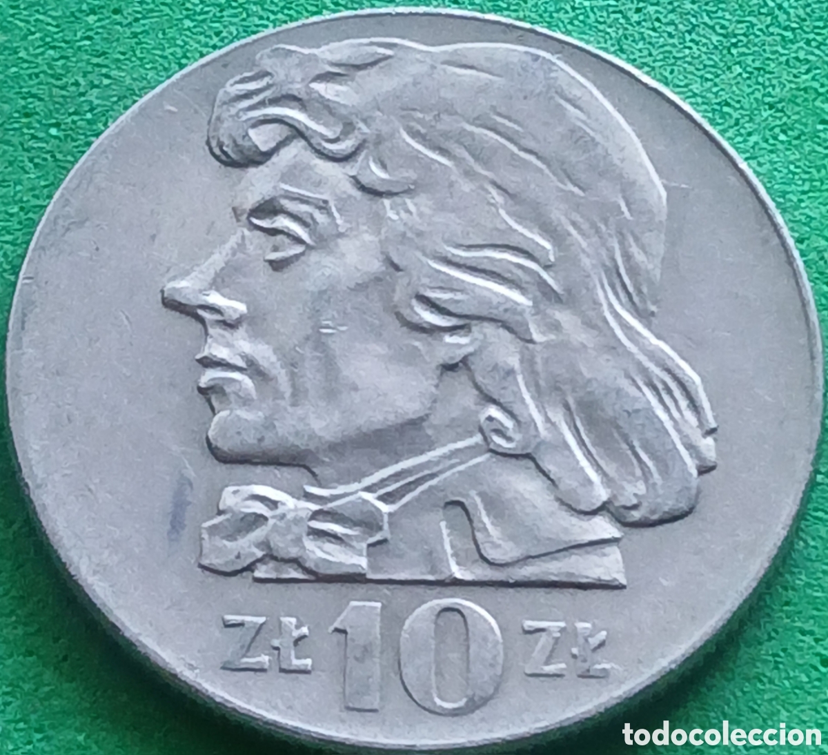 Monedas antiguas de Europa: Polonia 10 zlotych 1972 Y#50a