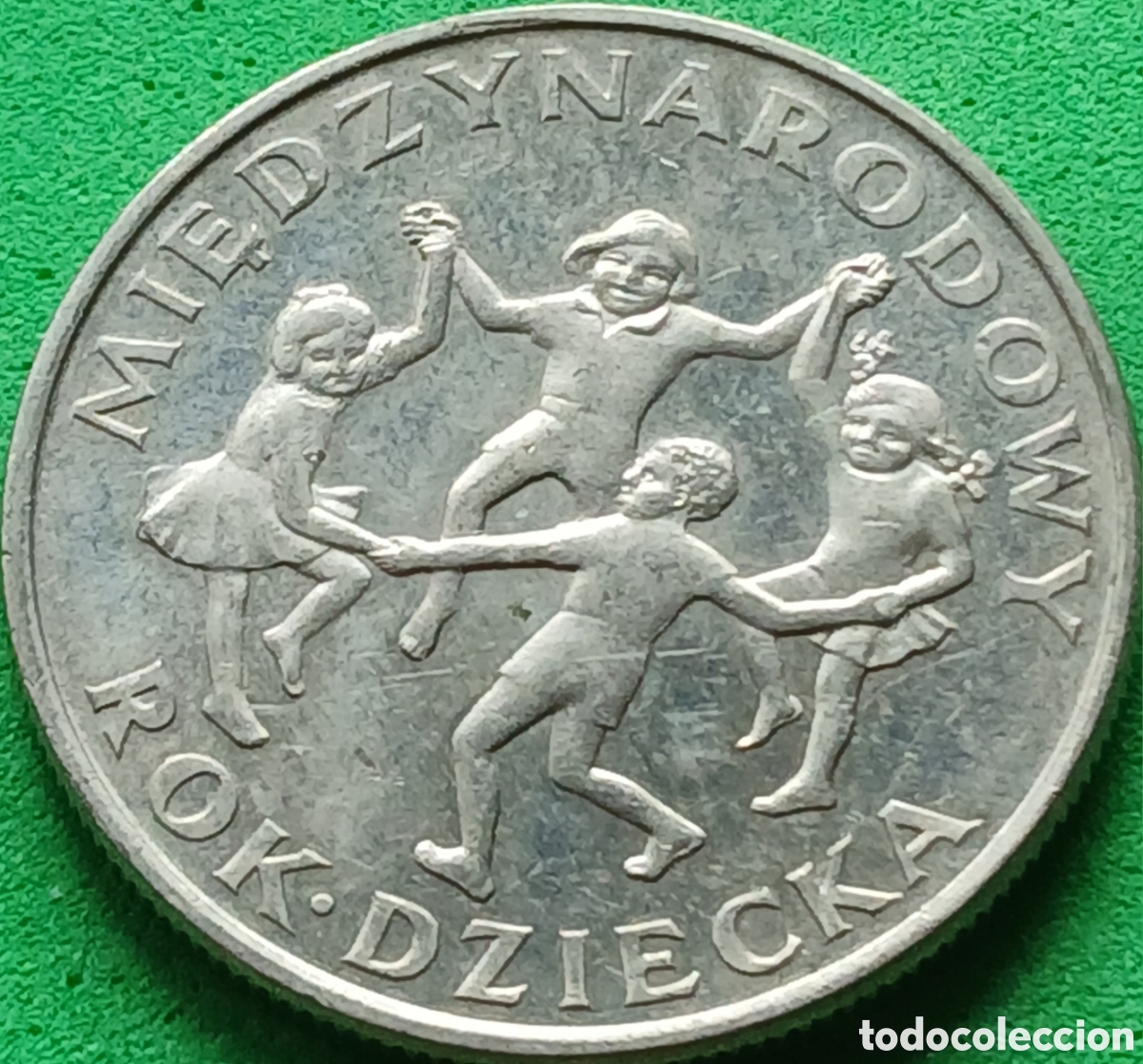 Monedas antiguas de Europa: Polonia 20 zlotych 1979 Y#99 A&ntilde;o Internacional del Ni&ntilde;o