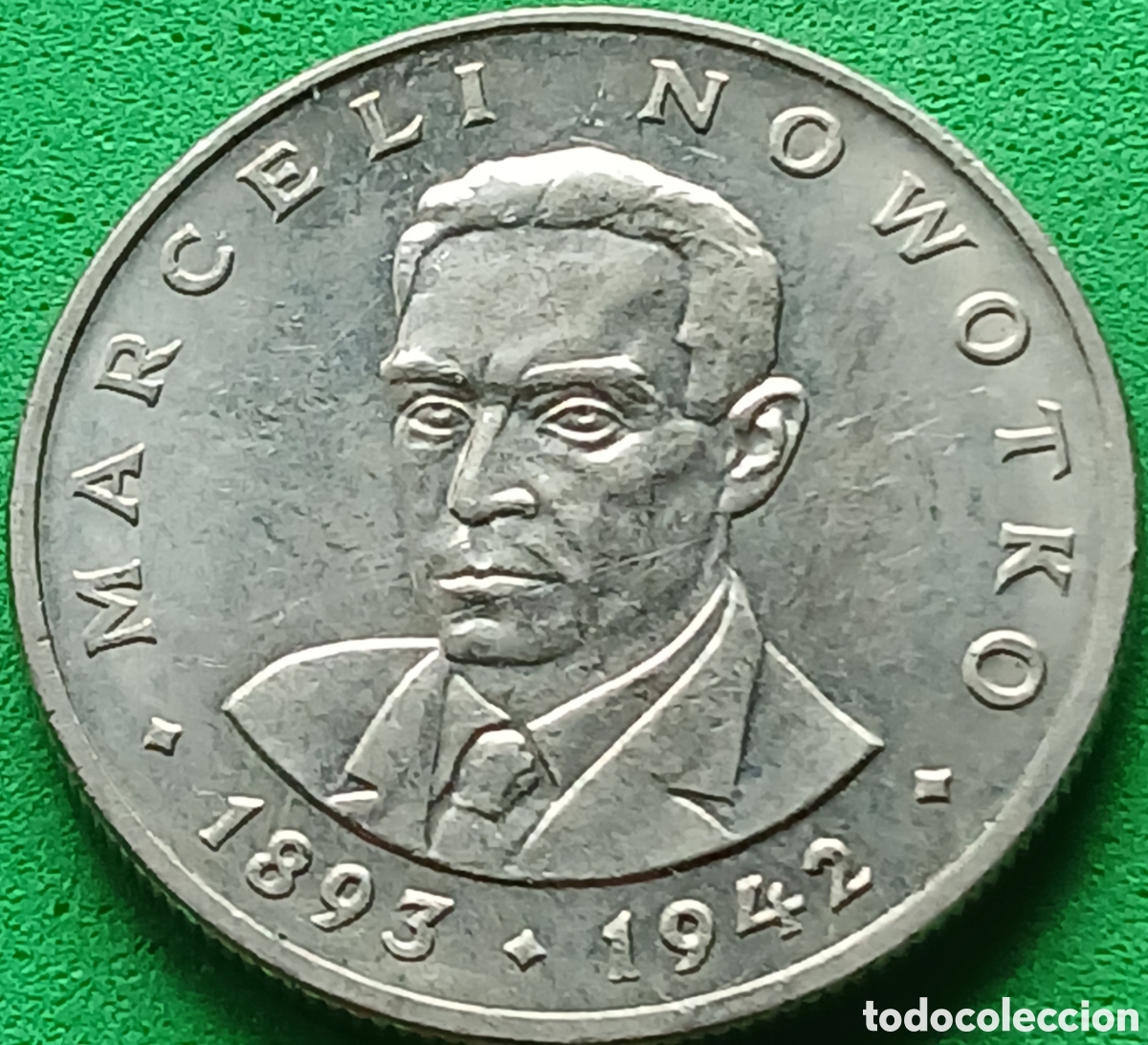 Monedas antiguas de Europa: Polonia 20 zlotych 1976 Y#69 sin marca de ceca