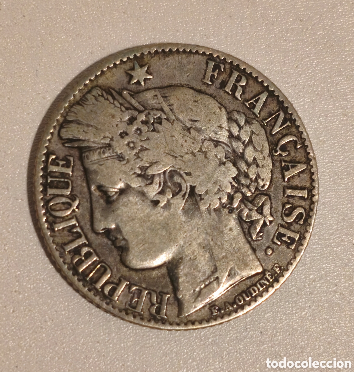 Monedas antiguas de Europa: 1 FRANCO FRANCIA PLATA 1895 A