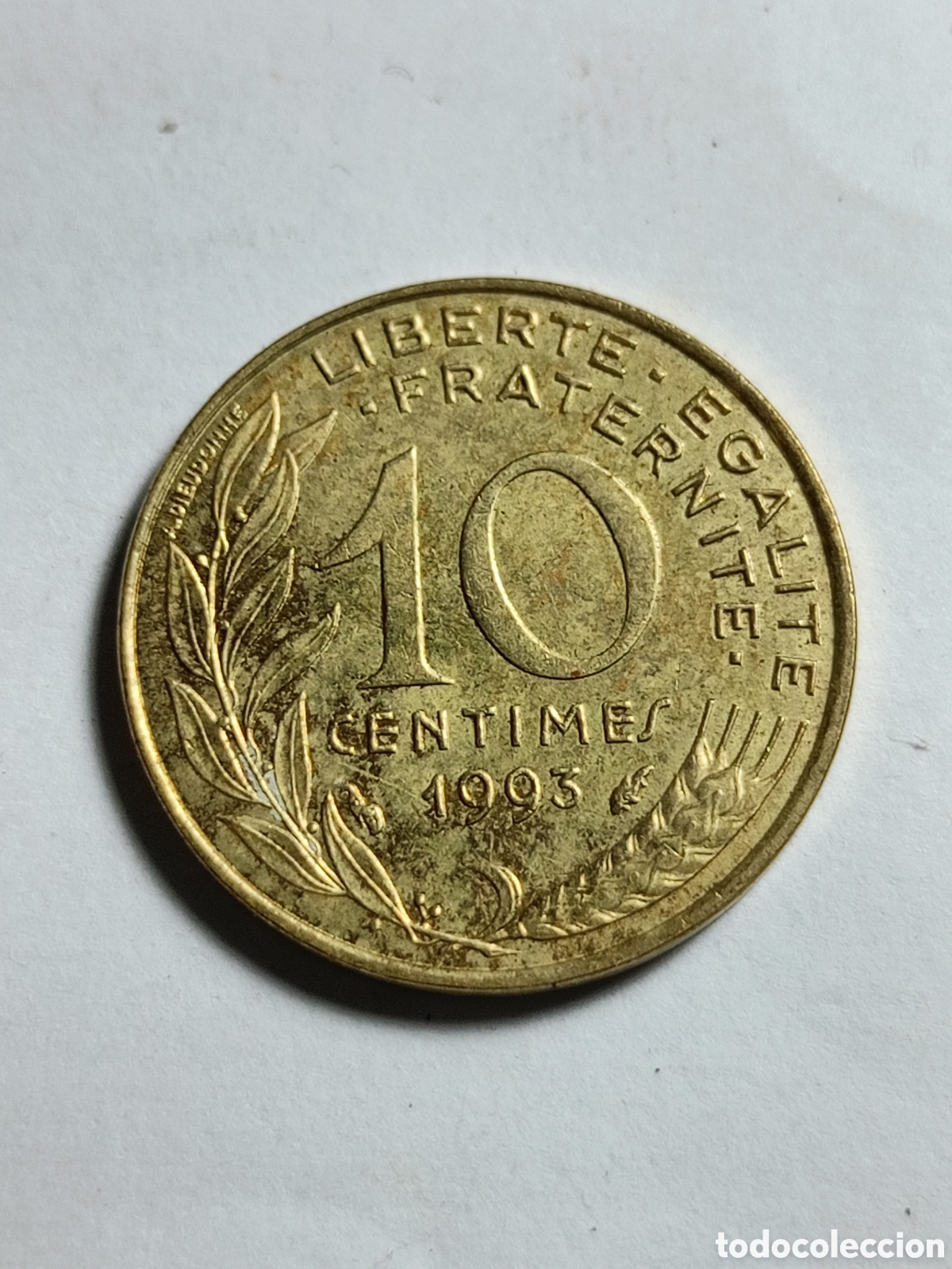 Monedas antiguas de Europa: Francia 10 c&eacute;ntimos, 1993 - Foto 1