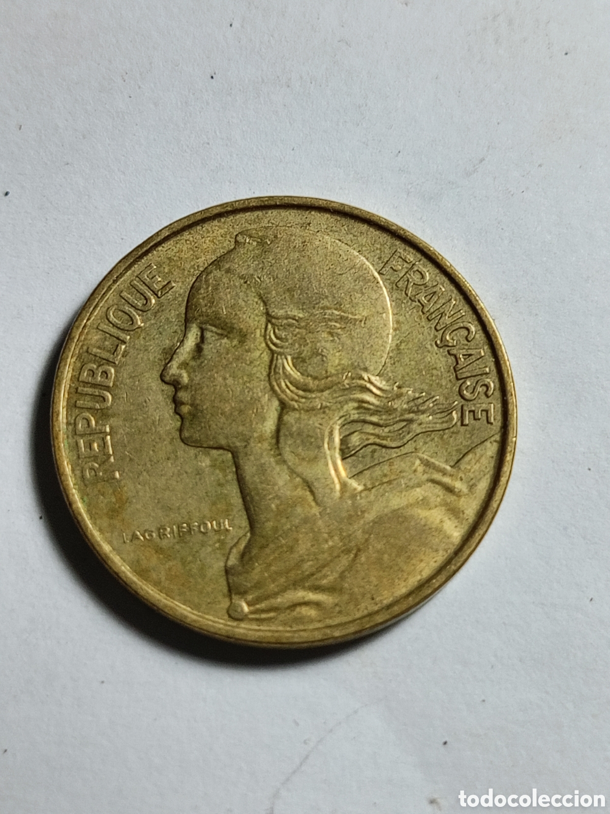 Monedas antiguas de Europa: Francia 10 c&eacute;ntimos, 1968 - Foto 2