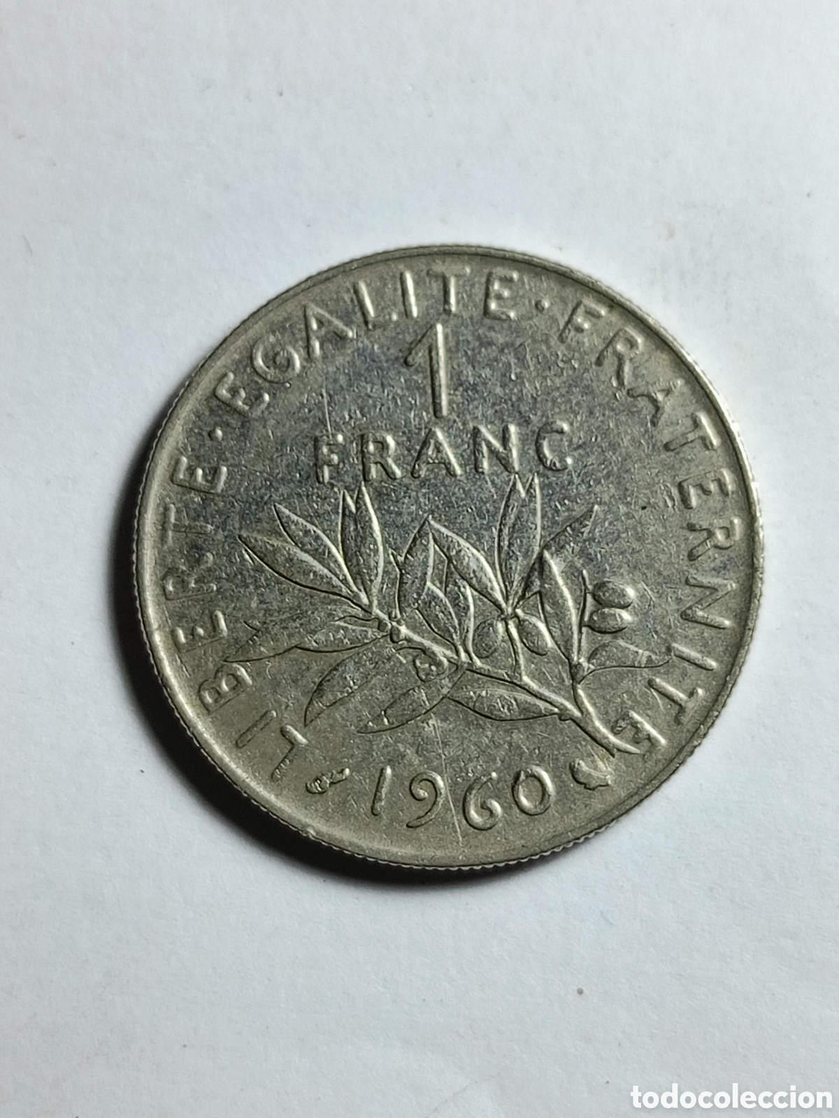 Alte M&uuml;nzen aus Europa: MONEDA FRANCIA - 1 FRANC FRANCO 1960