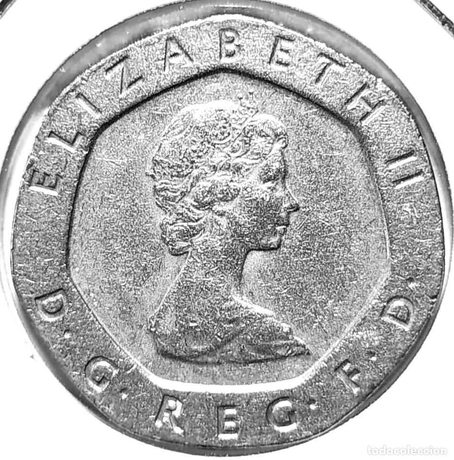 Monedas antiguas de Europa: REINO UNIDO (1982-2022) - 20 PENIQUES 1983 - REINA ISABEL II - A - 5 GR. CUPRONIQUEL
