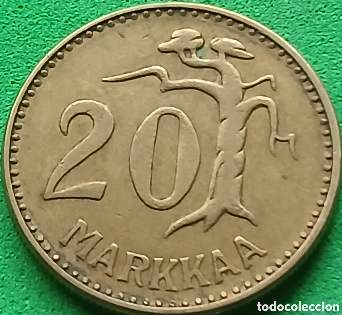 Monedas antiguas de Europa: Finlandia 20 marcos 1954 km#39