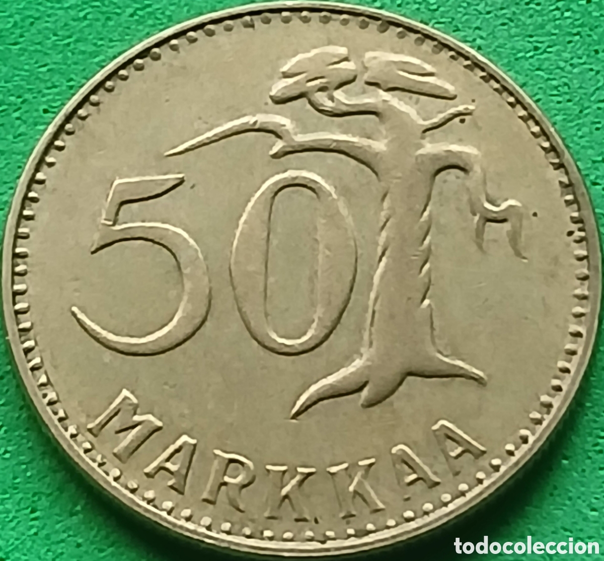 Monedas antiguas de Europa: Finlandia 50 marcos 1953 km#40
