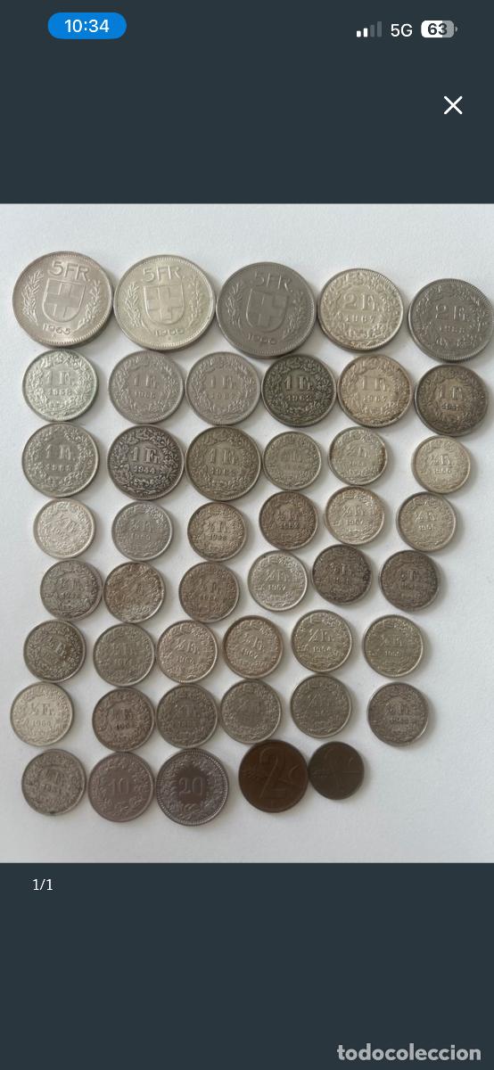 Monedas antiguas de Europa: Monedas plata suizas