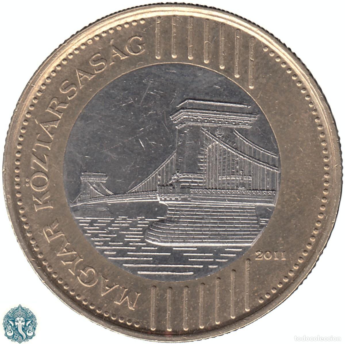Monedas antiguas de Europa: HUNGR&Iacute;A 200 Forint 2011 KM#826 bimet&aacute;lica