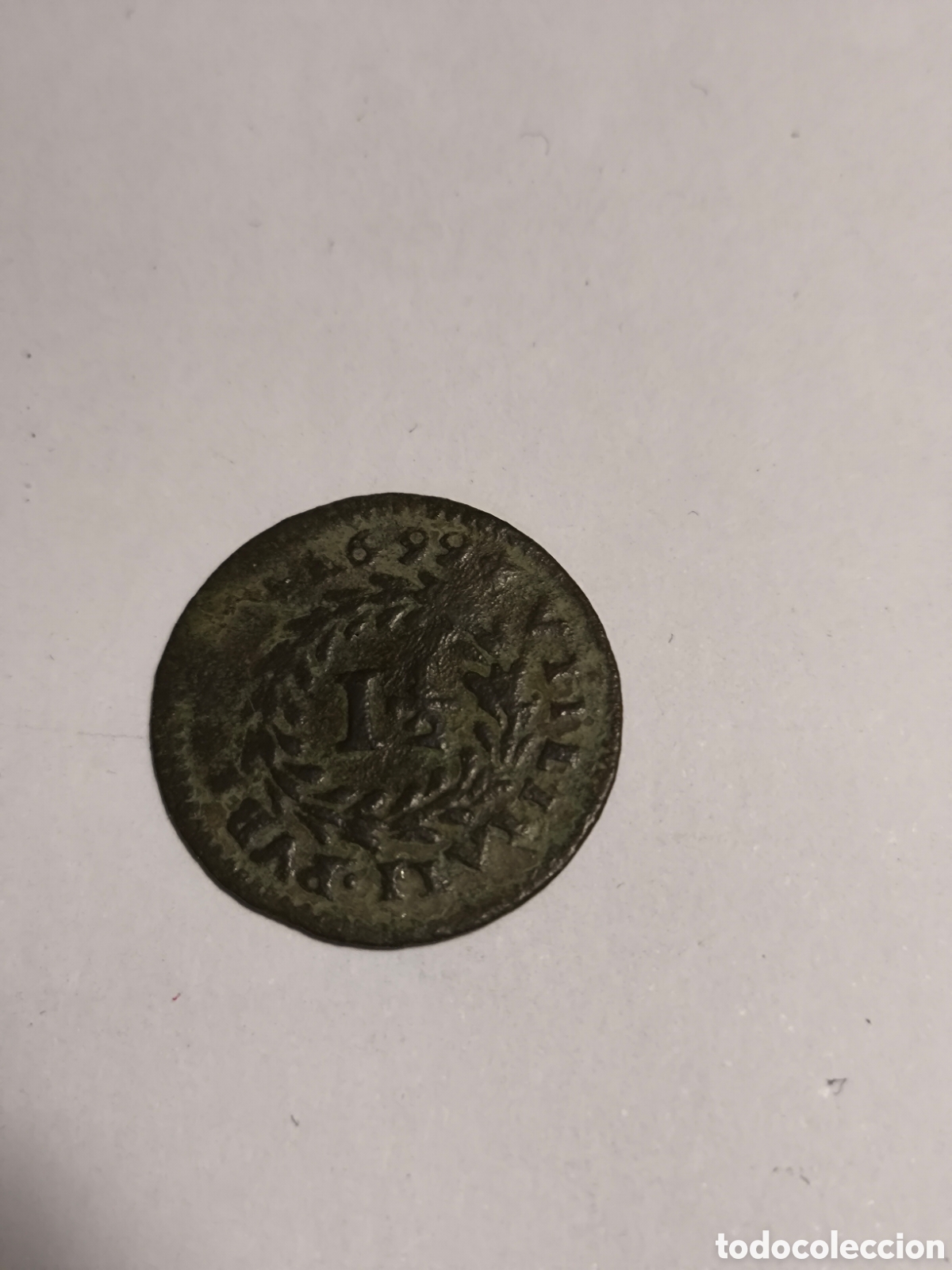 Monedas antiguas de Europa: 1 1/2 Real Pedro II Portugal 1699