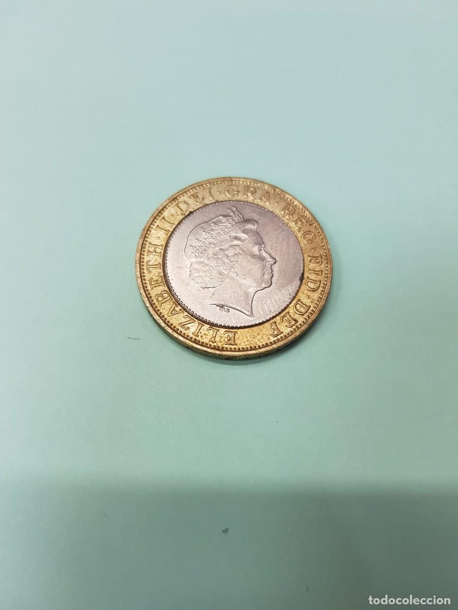 Monedas antiguas de Europa: INGLATERRA-2 LIBRAS-2000