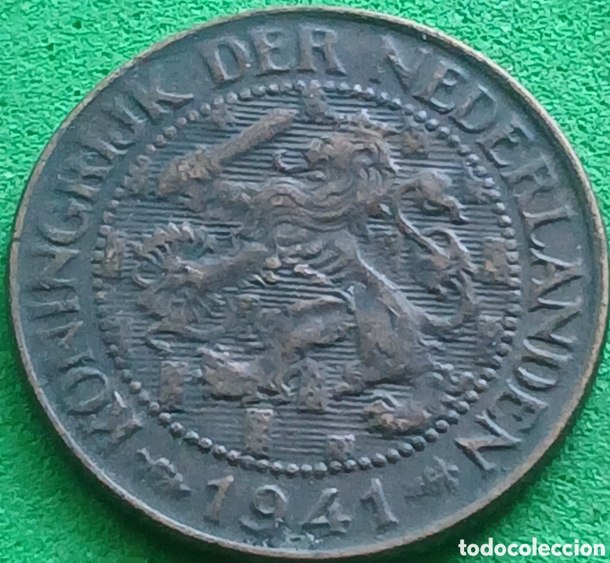 Monedas antiguas de Europa: Pa&iacute;ses Bajos 1 cent 1941 km#152