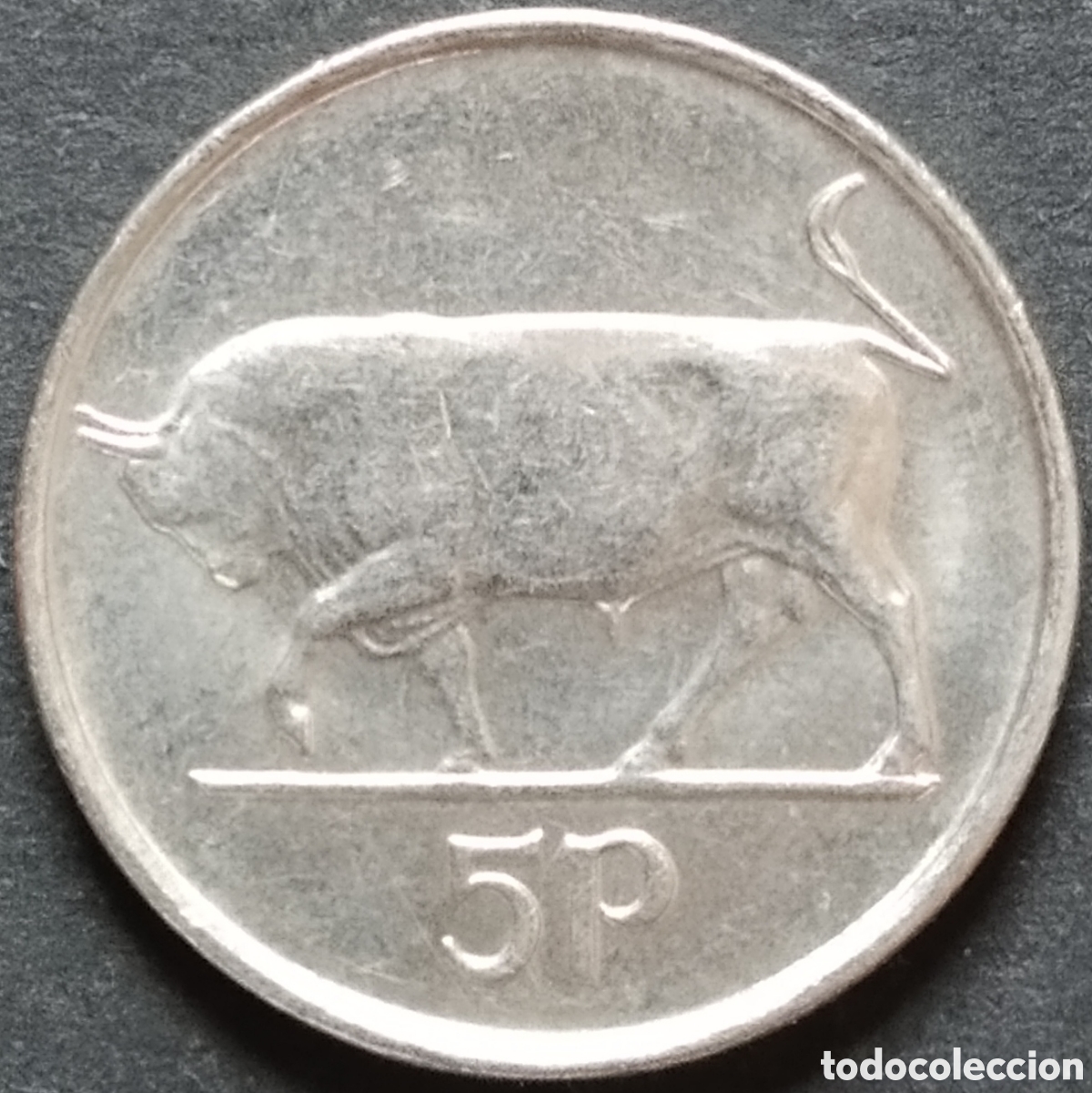 Moedas antigas da Europa: MONEDA - IRLANDA 5 PENIQUES 1992