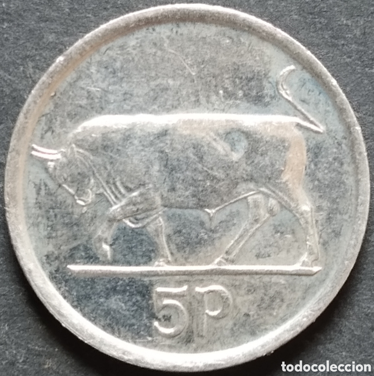 Moedas antigas da Europa: MONEDA - IRLANDA 5 PENIQUES 1996