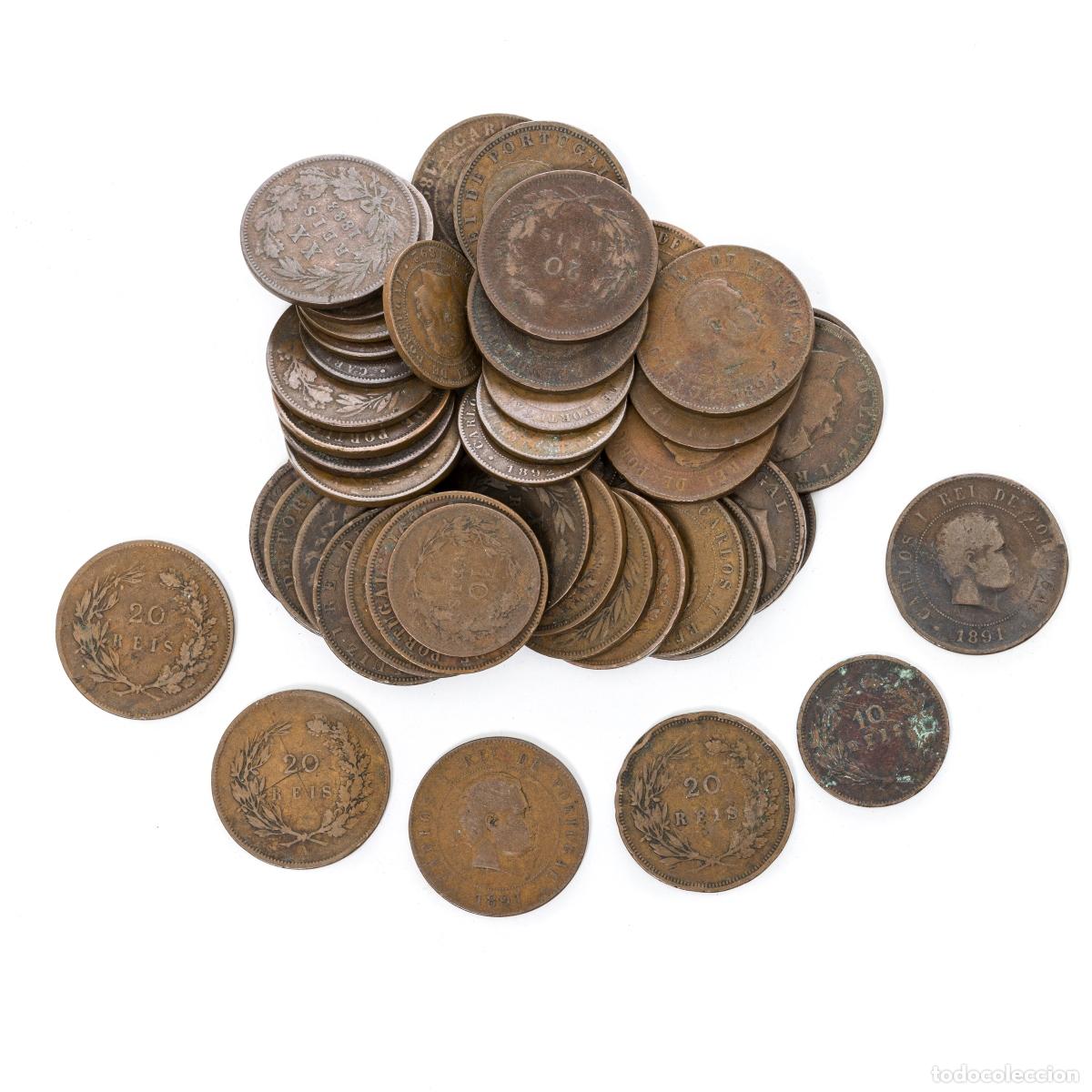 Moedas antigas da Europa: Numism&aacute;tica - Monedas del rey Luis (1861-1889) y del rey Carlos (1889-1908)