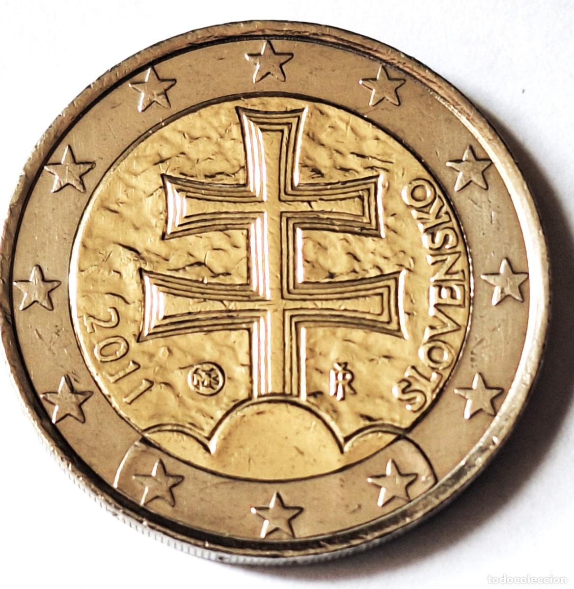 Monedas antiguas de Europa: ESLOVAQUIA- MONEDA DE 2 EUROS DEL A&Ntilde;O 2011 - BIEN CONSERVADA
