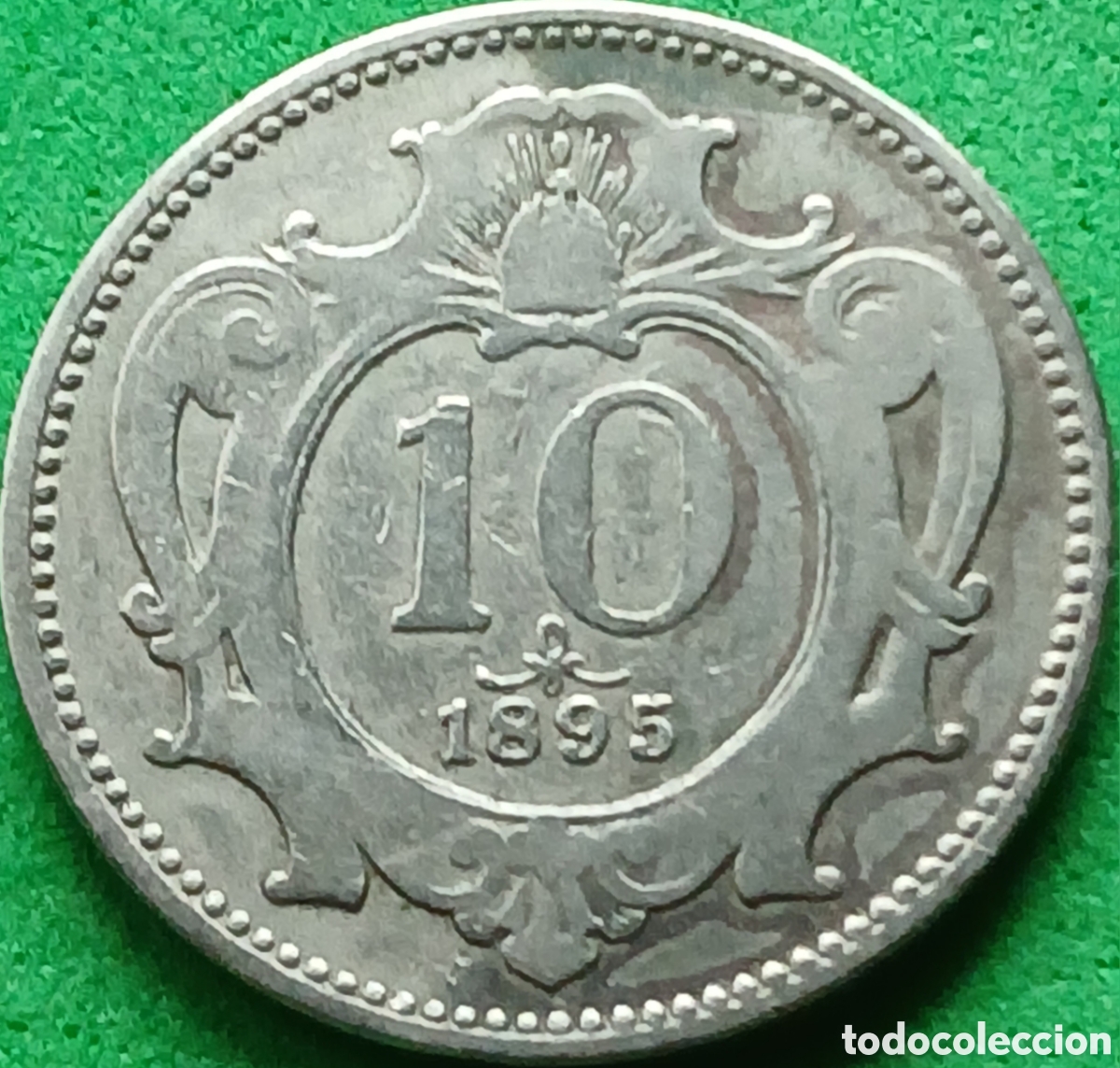 Monedas antiguas de Europa: Austria 10 hellers 1895 km#2802