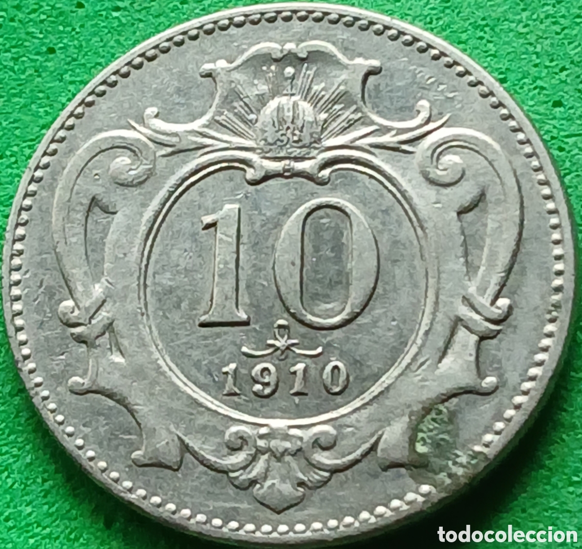 Monedas antiguas de Europa: Austria 10 hellers 1910 km#2802