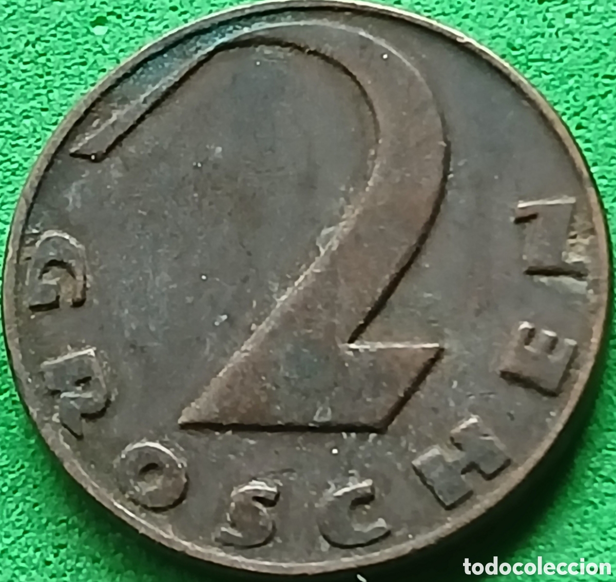 Monedas antiguas de Europa: Austria 2 groschen 1938 km#2837 poco com&uacute;n!!