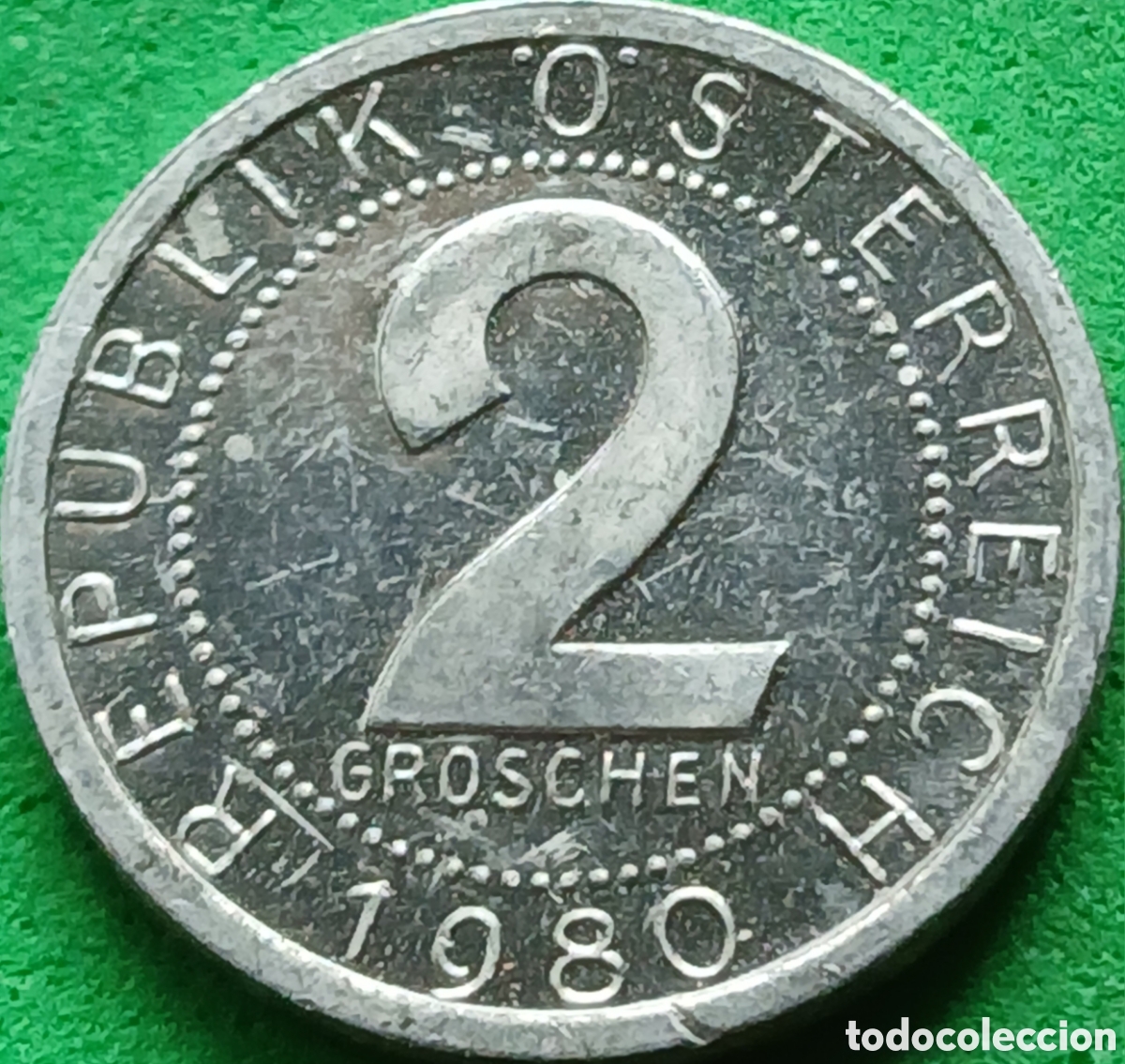 Monedas antiguas de Europa: Austria 2 groschen 1980 km#2876