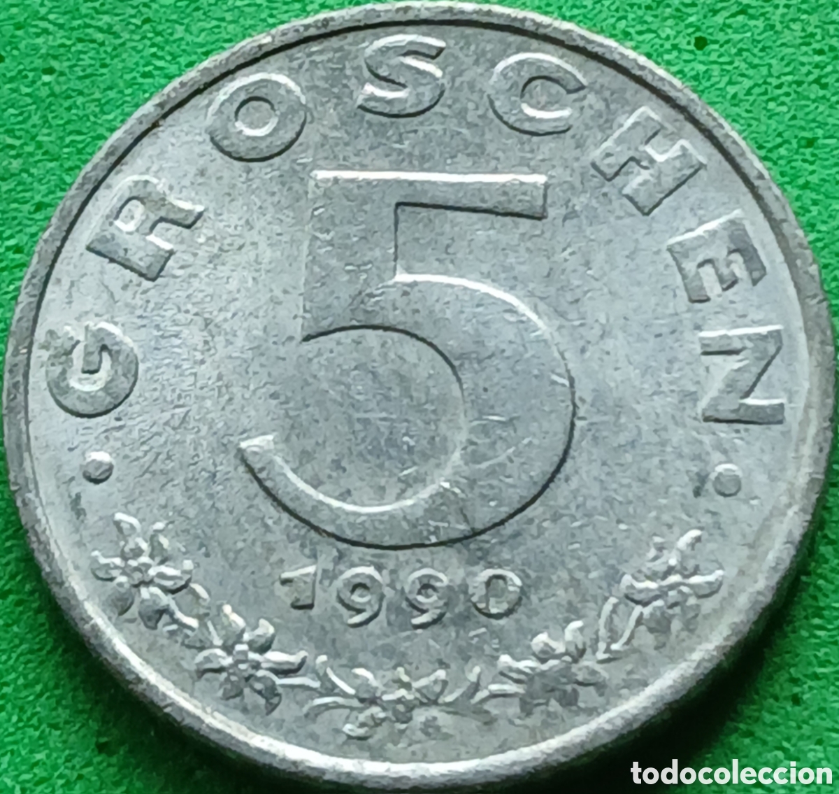 Monedas antiguas de Europa: Austria 5 groschen 1990 km#2875