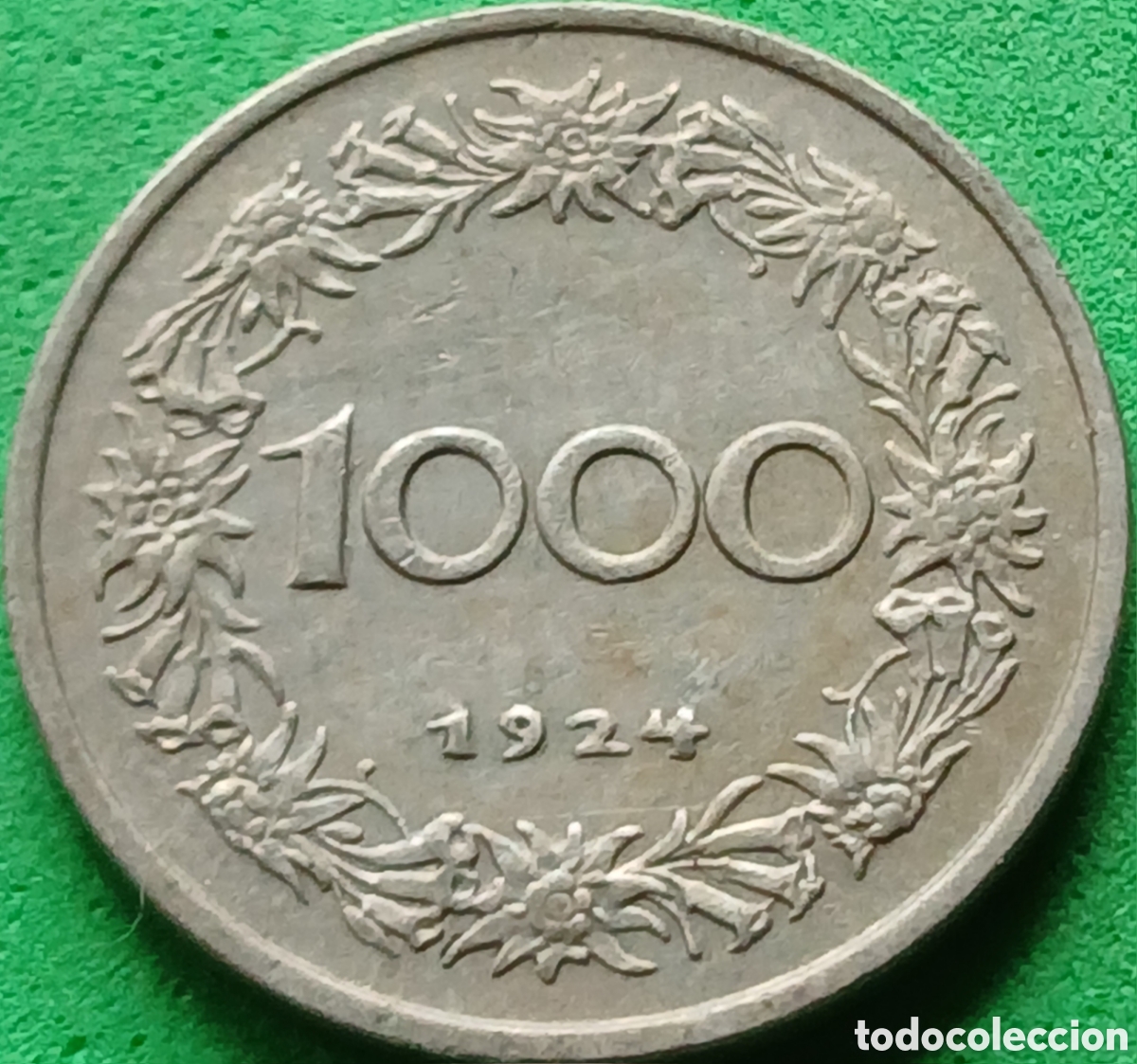 Monedas antiguas de Europa: Austria 1000 coronas 1924 km#2834