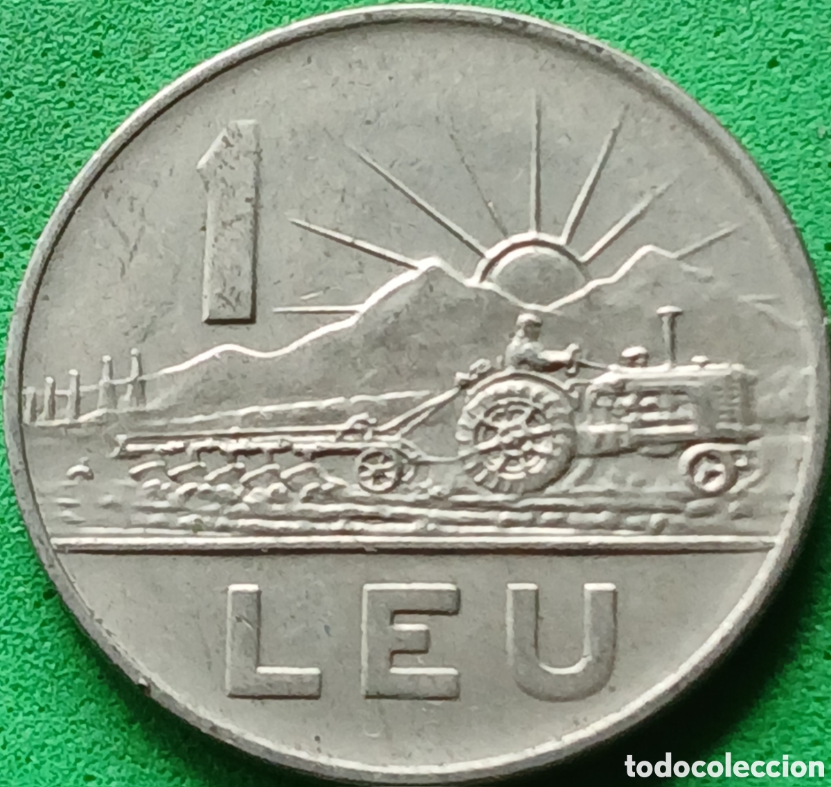 Monedas antiguas de Europa: Ruman&iacute;a 1 leu 1963 km#90